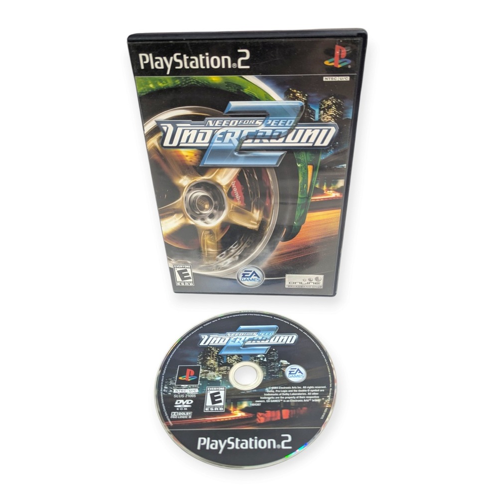 Need for Speed Underground 2 Sony PlayStation 2 PS2 EA Games Game & Box